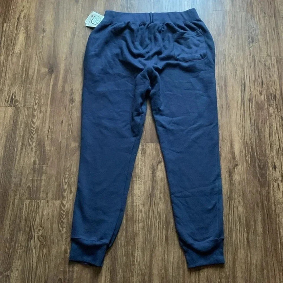 Champion Pants Big C Embroidered Jogger Fleece Sweatpants Blue Men’s XL New - Picture 3 of 10